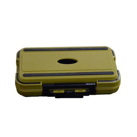 Outdoor Fishing Tool Storage Box Double Waterproof Portable Mini Fishing Box Bait Hook Space Bean Fishing Gadget Storage Box