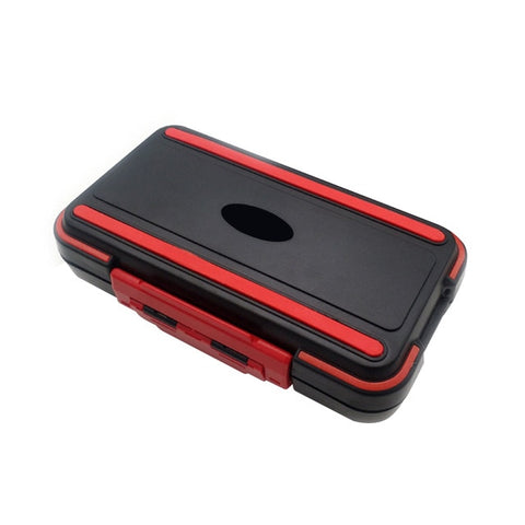 Outdoor Fishing Tool Storage Box Double Waterproof Portable Mini Fishing Box Bait Hook Space Bean Fishing Gadget Storage Box