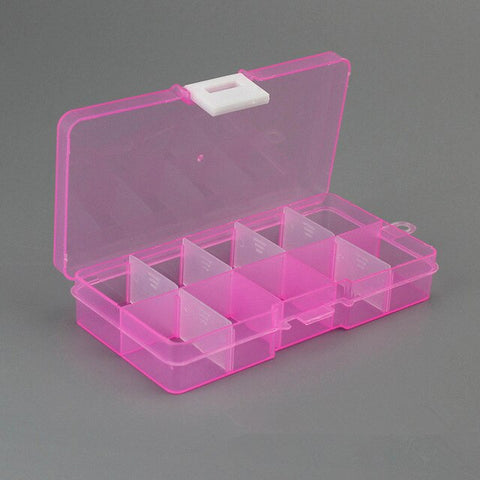 Bait Organizer Box Fishing Lures Case Tackle Storage Fisher Gear Bulk New Outdoor 15 Slots Adjustable Plastic Fishing Box Lure H