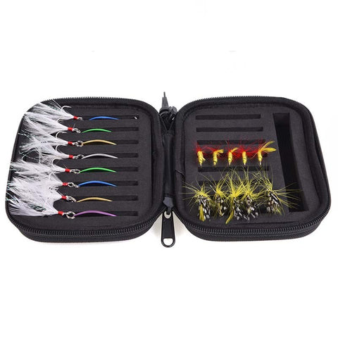 1 PCS Multi-Purpose Black Portable Outdoor EVA Foam Fly Fishing Lure Bait Storage Case Box Pouch Fishing Tackle Bags