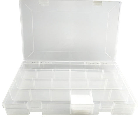 2 Size Fishing lure box Single Layer DIY Fishing Tackle Box Large Capacity Fishing Lure Storage Box Case B284