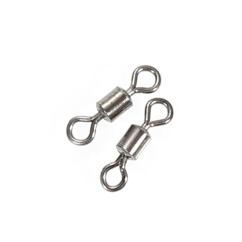 50pcs Fishing Swivels Rolling Connector High Quality 8 Word  Solid Ring Fish Tool Link Fishing Button Sea Fishing Hook Connector