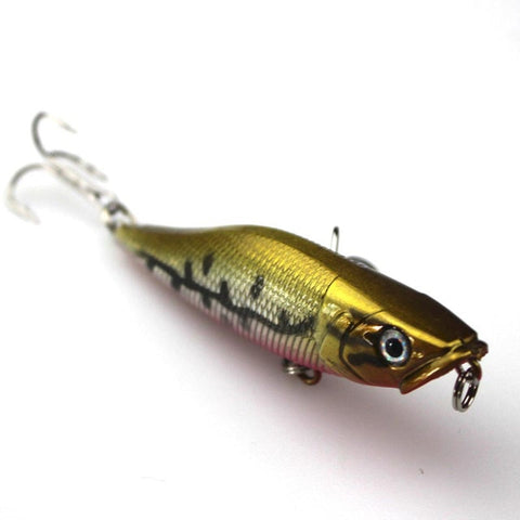 Walk Fishing 1Pcs 7cm 7.2g Popper Fishing Lures 3D Eyes Bait Crankbait Wobblers Isca Poper Pesca Japan fishing tackle