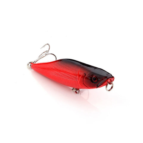 Walk Fishing 1Pcs 7cm 7.2g Popper Fishing Lures 3D Eyes Bait Crankbait Wobblers Isca Poper Pesca Japan fishing tackle