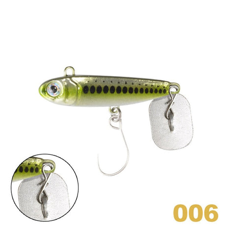 hunthouse LW807 lead jigging lure hard lure power tail spoon skining bait tackle artificial 10g 37mm fo fishing lure pike trout