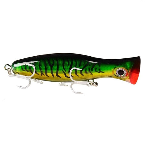 1pcs 12cm 40g Big Popper Fishing lure Crankbait Iscas Artificial Wobblers ABS Hard Bait Pesca Bass Carp Pike Fishing Tackle