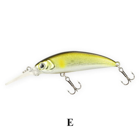Mises 5cm 5g Eleven Colors Small Size Long Shot Diving Bionic Minnow Lure Artificial Hard Bait Professional Weever Fishing Lure