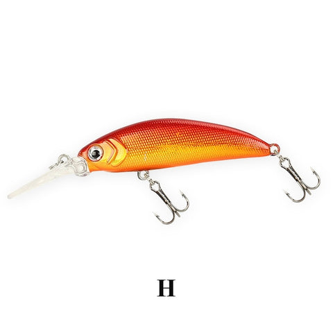 Mises 5cm 5g Eleven Colors Small Size Long Shot Diving Bionic Minnow Lure Artificial Hard Bait Professional Weever Fishing Lure
