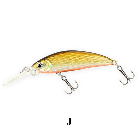 Mises 5cm 5g Eleven Colors Small Size Long Shot Diving Bionic Minnow Lure Artificial Hard Bait Professional Weever Fishing Lure