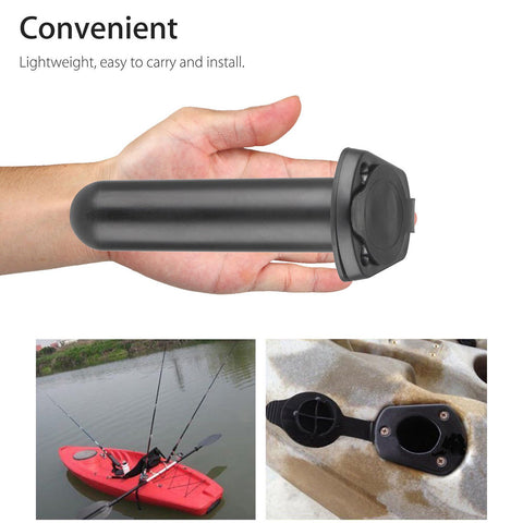 1Pcs Flush Mount Fishing Boat Rod Holder Bracket With Cap Cover for Kayak Pole