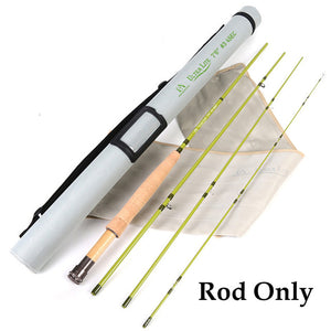 Maximumcatch 1-3WT Fly Rod 6-7.5FT Medium-Fast Graphite IM10 Carbon Fly Fishing Rod Small Stream & Creek Rods.