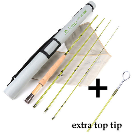 Maximumcatch 1-3WT Fly Rod 6-7.5FT Medium-Fast Graphite IM10 Carbon Fly Fishing Rod Small Stream & Creek Rods.