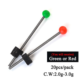 FISH KING 20pcs 70mm/90mm Winter Ice Fishing Rod Top Section Staninless Steel CW 2-10g Mini Fishing Pole Portable Fishing Tackle
