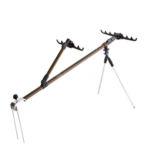 Multifunctional Fishing Rod Stand Adjustable Retractable Carp Stand Holder Fishing Pole Stand Tackle Accessory Bracket Carp