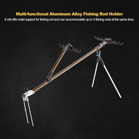 Multifunctional Fishing Rod Stand Adjustable Retractable Carp Stand Holder Fishing Pole Stand Tackle Accessory Bracket Carp