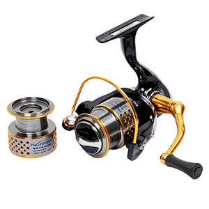 TSURINOYA F2000 5:2:1 Gear Ratio Spinning Fishing Reel for Casting Lure Tackle Line Automatic Folding Handle Fishing Reel YL-21