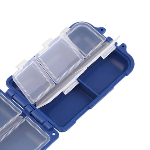 10 Compartments Storage Case Fly Fishing Lure Spoon Hook Bait Tackle Case Box Fishing Accessories Tools Wholesale