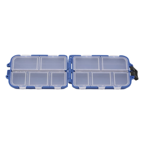 10 Compartments Storage Case Fly Fishing Lure Spoon Hook Bait Tackle Case Box Fishing Accessories Tools Wholesale