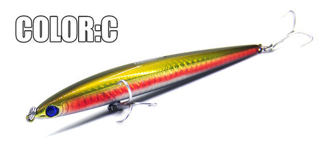 Bearking 1PC pencil 12.5cm 26g Hard Fishing Lure Crank Bait sinking Lake River Fishing Wobblers Carp Fishing Baits hot model