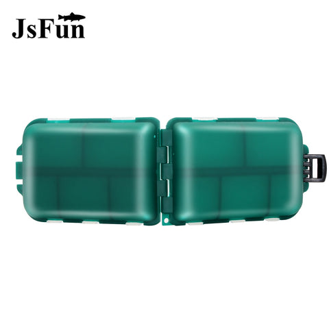 JSFUN Carp Fishing Tackle Box Fishing Lure/Bait/Hook/Lead Sinker Storage Box 10 Compartment Case Accessories Plastic PJ12