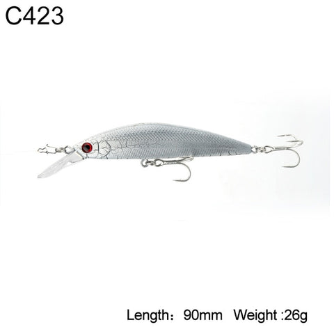 Kingdom Sea Fishing Lures 11g 26g JERKBAIT Hard Lure Sinking and Suspend Wobblers Minnow Depth 0.4-1.2m Bass Pike Bait VMC Hooks