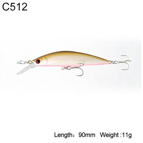 Kingdom Sea Fishing Lures 11g 26g JERKBAIT Hard Lure Sinking and Suspend Wobblers Minnow Depth 0.4-1.2m Bass Pike Bait VMC Hooks