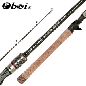 OBEI MONSTER HUNTER 803XXH  Casting Spinning Fishing Rod  Carbon Fiber 2.38m  20-80g Power catfish LURE Travel Fishing rod