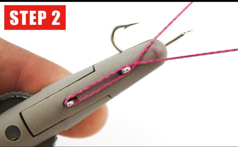 1PCS ABS Tie Hook Device Manually Fish Hook Wire Knotter Line Fishing Tackle Tools Fast Tie Tying Knot Tool