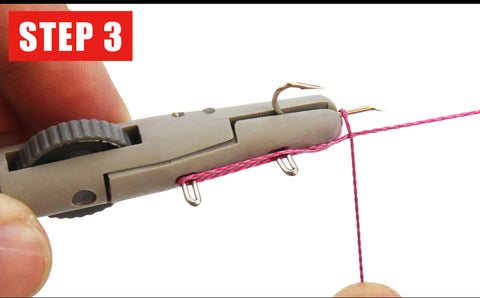 1PCS ABS Tie Hook Device Manually Fish Hook Wire Knotter Line Fishing Tackle Tools Fast Tie Tying Knot Tool