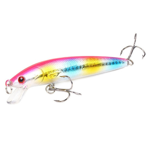 PROBEROS Minnow Fishing Lures Wobbler Crankbaits ABS Artificial Hard Baits For Bass Fishing Tackle With Hooks 3D Printing Pesca