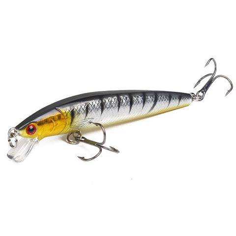 PROBEROS Minnow Fishing Lures Wobbler Crankbaits ABS Artificial Hard Baits For Bass Fishing Tackle With Hooks 3D Printing Pesca