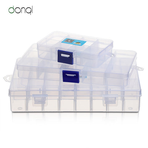 DONQL Fishing Tackle Box Compartments Storage Case for Carp Fishing Accessories Fishing Tools Box Plastic for Fishing Lure Hook