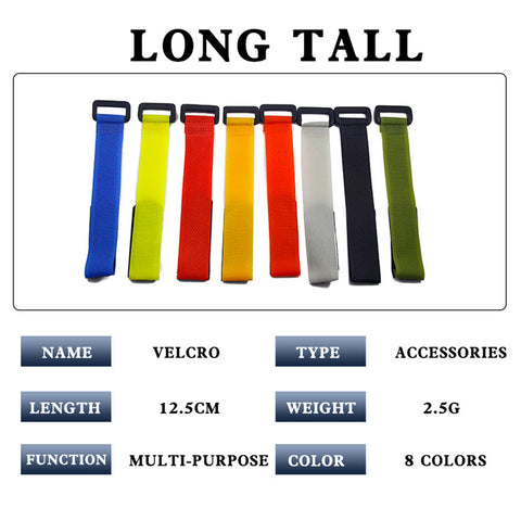 Fulljion 1pc Fishing Accessories Reusable Fishing Rod Tie Holder Strap Suspenders Hook Loop Cord Belt Fishing Tackle Tools Pesca